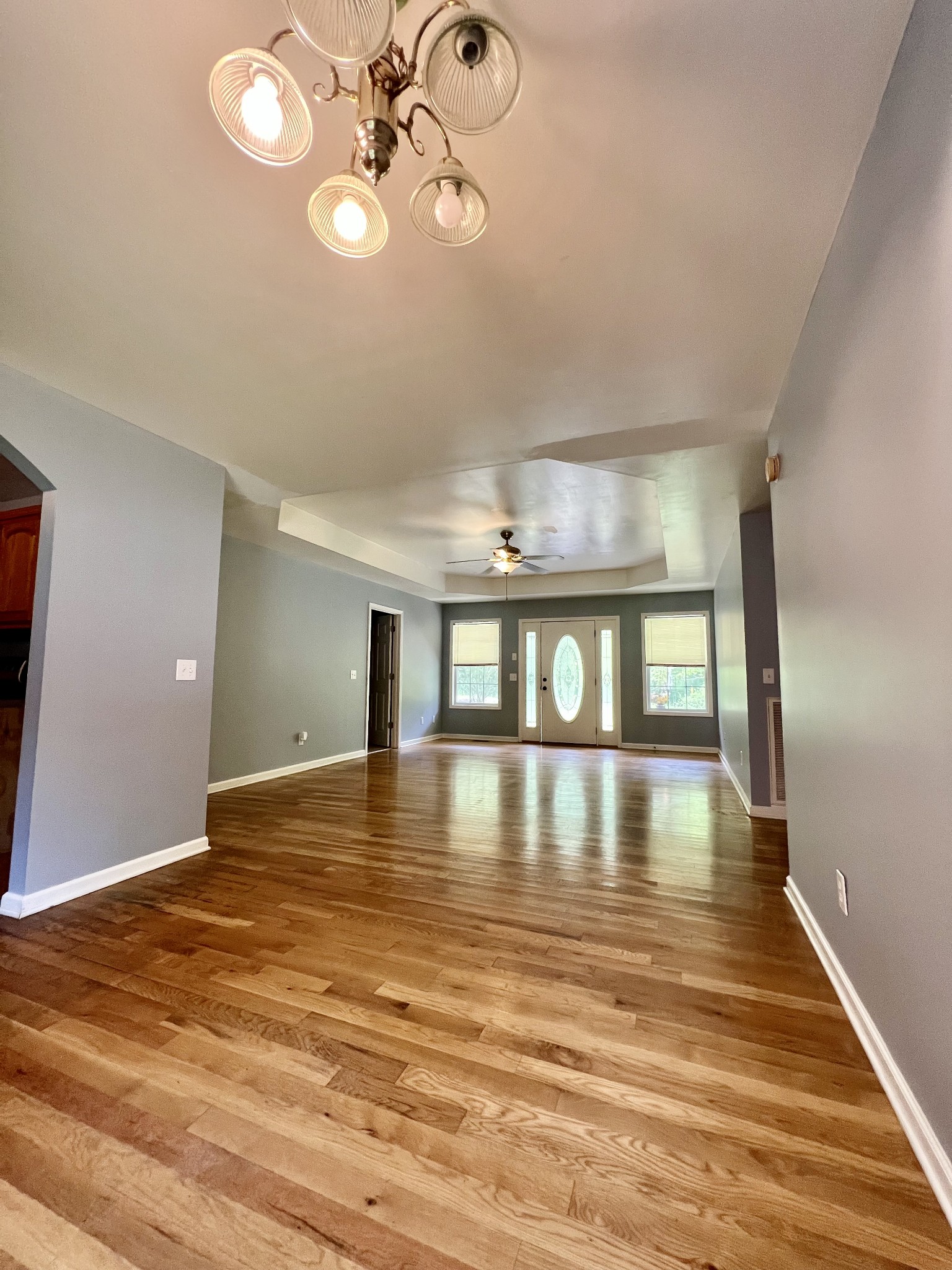 12480 Owens Chapel Road Springfield, TN 37172 - Photo 4 of 36 a view of empty room with wooden floor