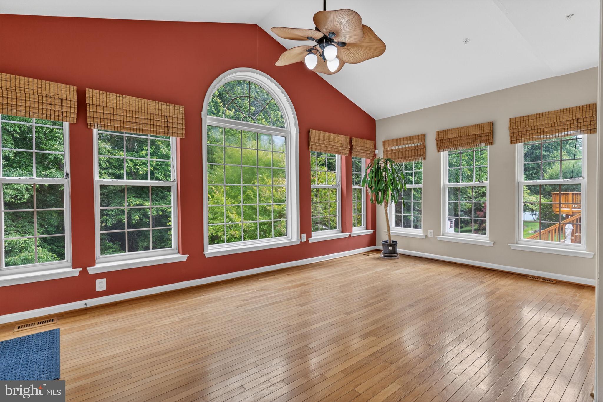 1200 Strausberg Street Accokeek, MD 20607 - Photo 9 of 47 Sunroom with cathedral ceilings and hardwd floors