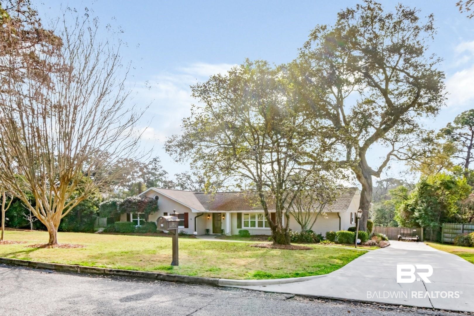 231 Rochester Road Mobile, AL 36608 - Photo 2 of 51 Single story home with driveway, covered porch, and stucco siding