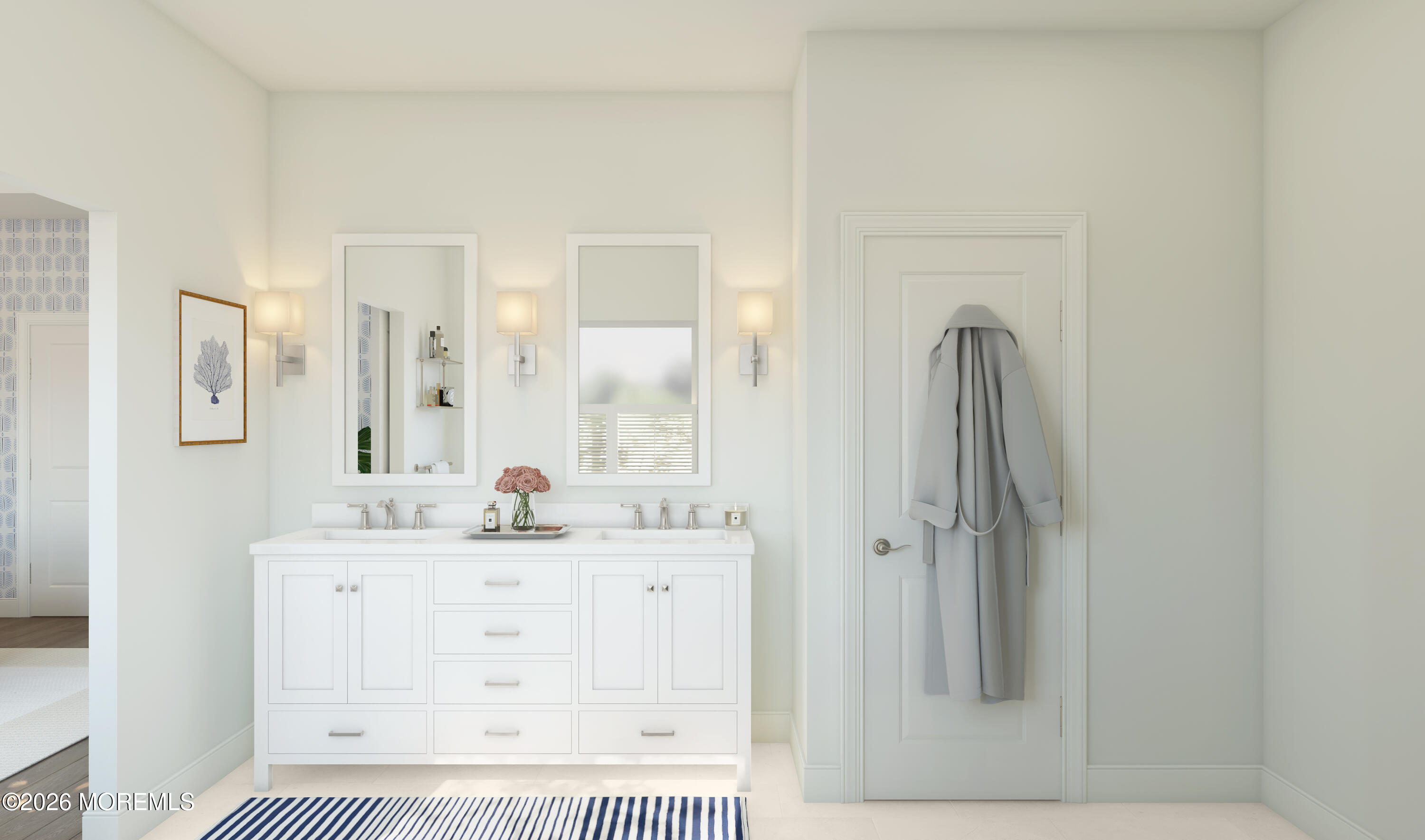 30 Tee Place Neptune, NJ 07753 - Photo 11 of 15 a bathroom with a sink a mirror and a shower