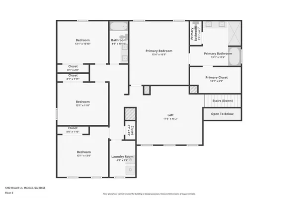 $520,990 | 1292 Whitman Circle, Monroe, GA 30656