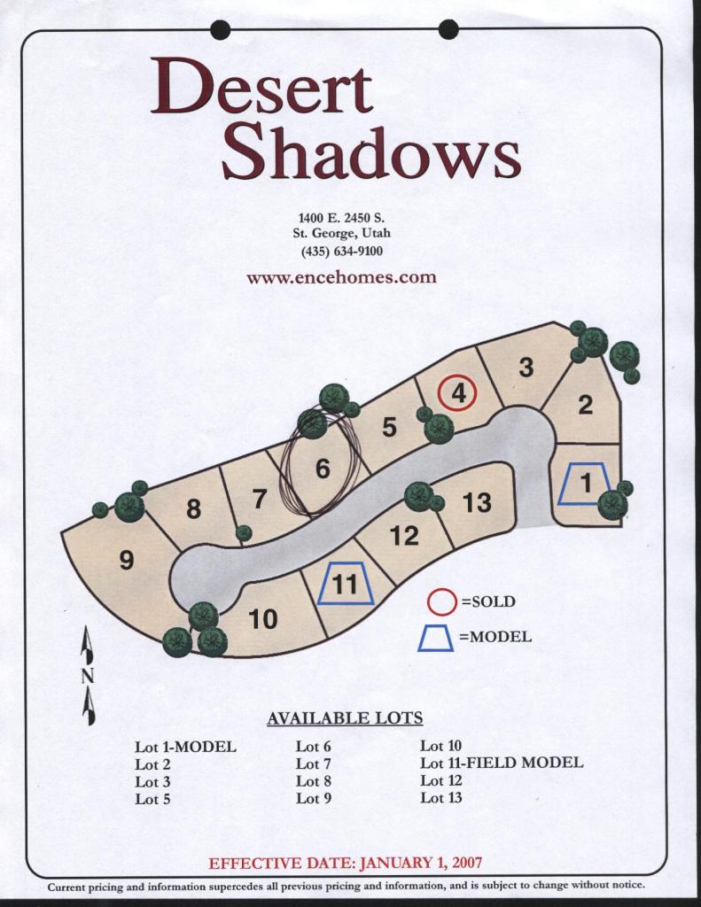 Desert Shadows Street, Unit 12 St. George, UT 84790 - Photo 1 of 1 PLAT MAP