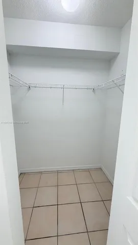 a view of the closet