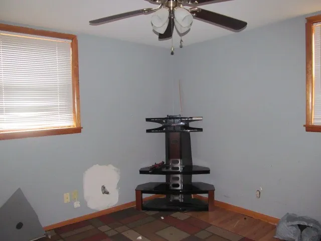 a view of workspace with a window