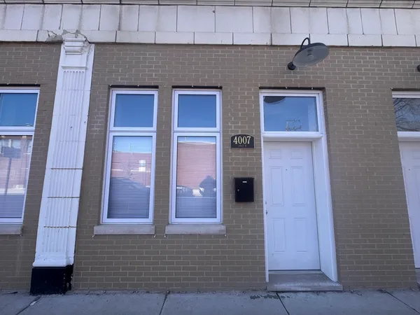 a view of front door of house