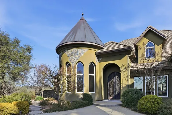 a view of a building from the roof deck