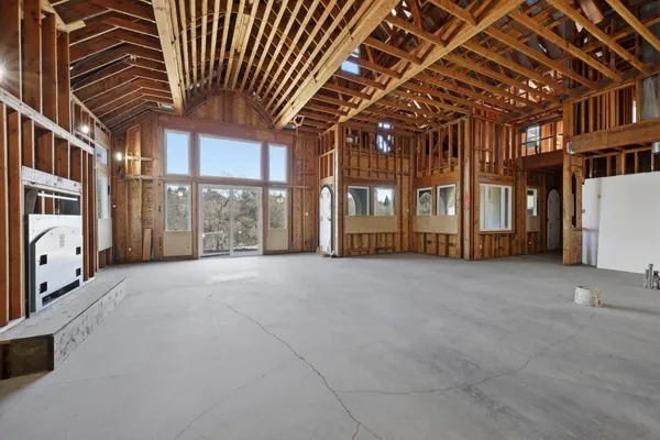 a view of an entryway with staircase