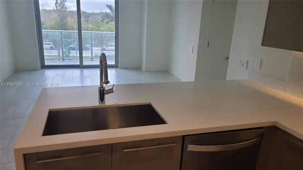 a close view of sink and tap