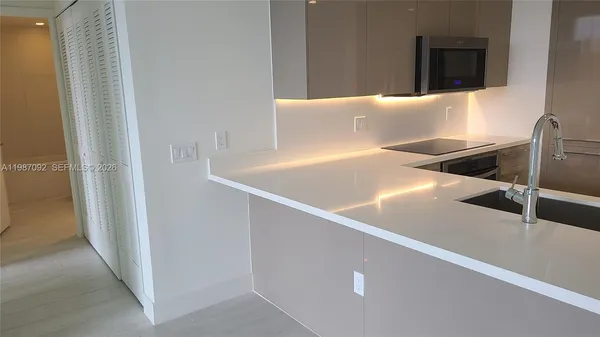 a close view of sink