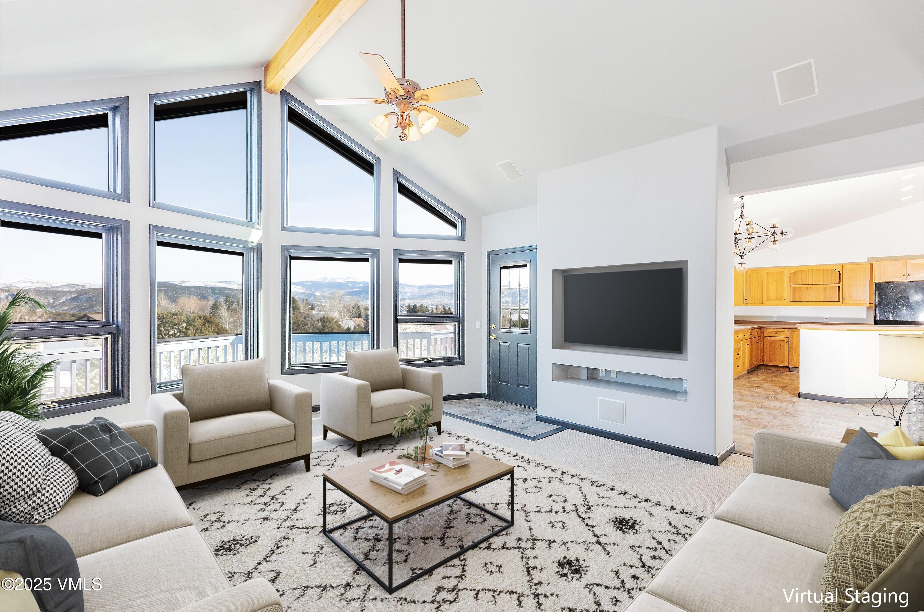 447 Neilson Gulch Road Eagle, CO 81631 - Photo 5 of 40 Living Room-Virtual Staging