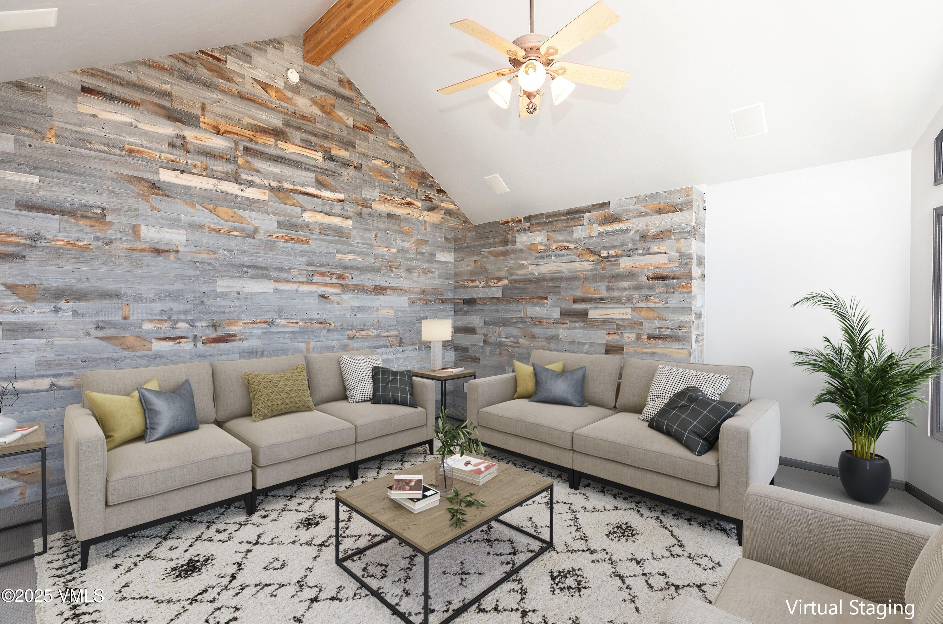 447 Neilson Gulch Road Eagle, CO 81631 - Photo 7 of 40 Living Room No TV-Virtual Staging