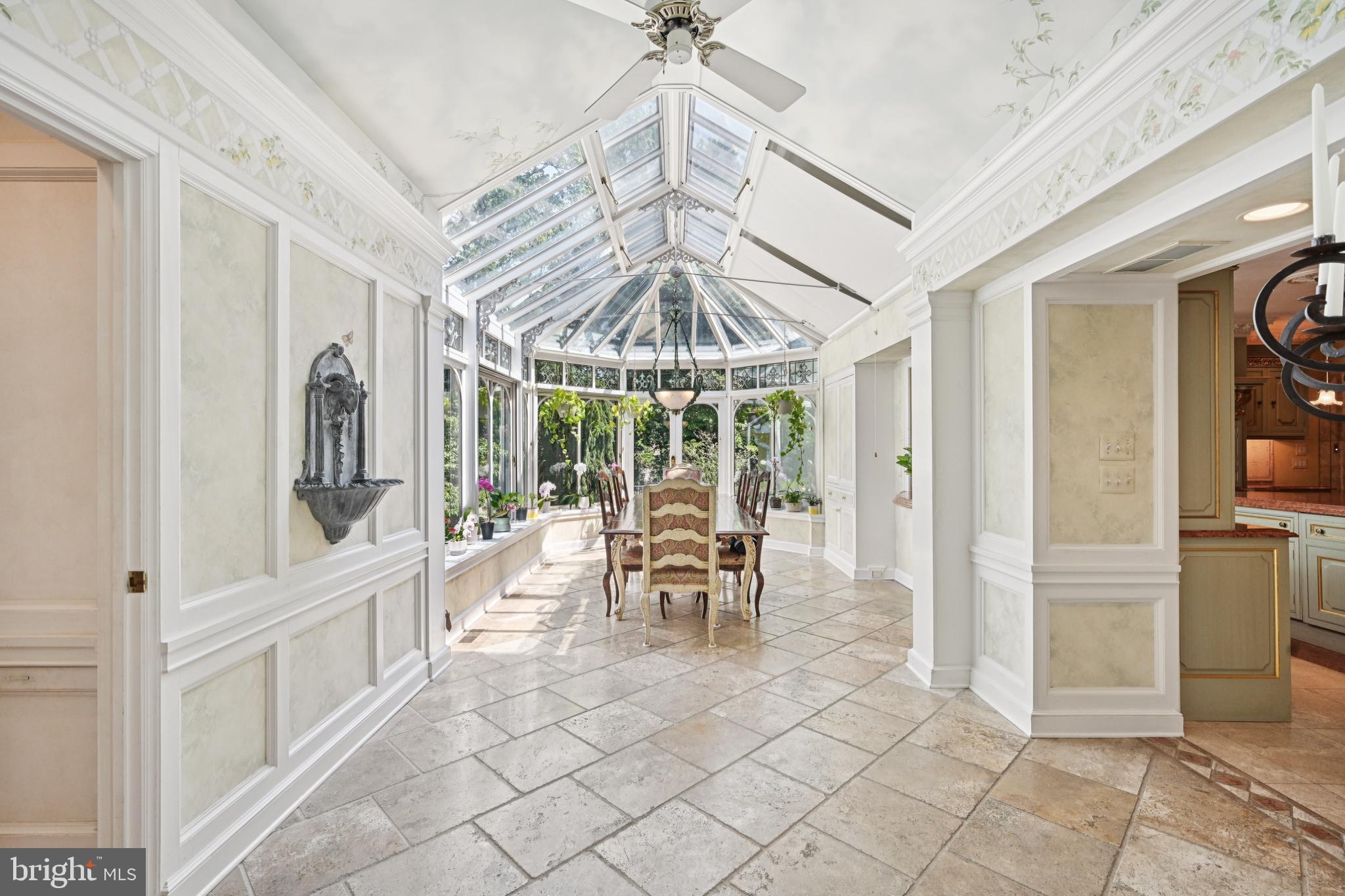 12 Cove Road Moorestown, NJ 08057 - Photo 20 of 67 Breakfast Room( Glass from England
Marble Floor