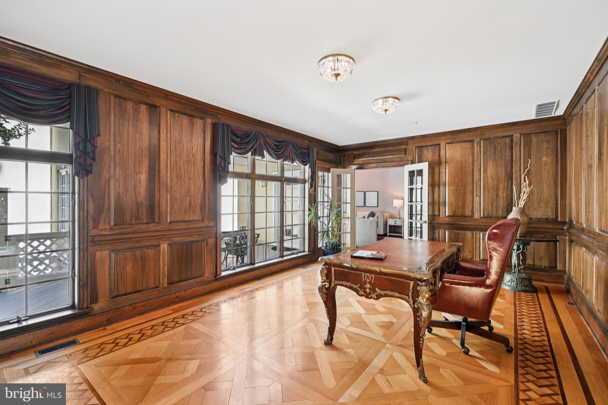 12 Cove Road Moorestown, NJ 08057 - Photo 24 of 67 Distinctive Library with Walnut Stained Poplar