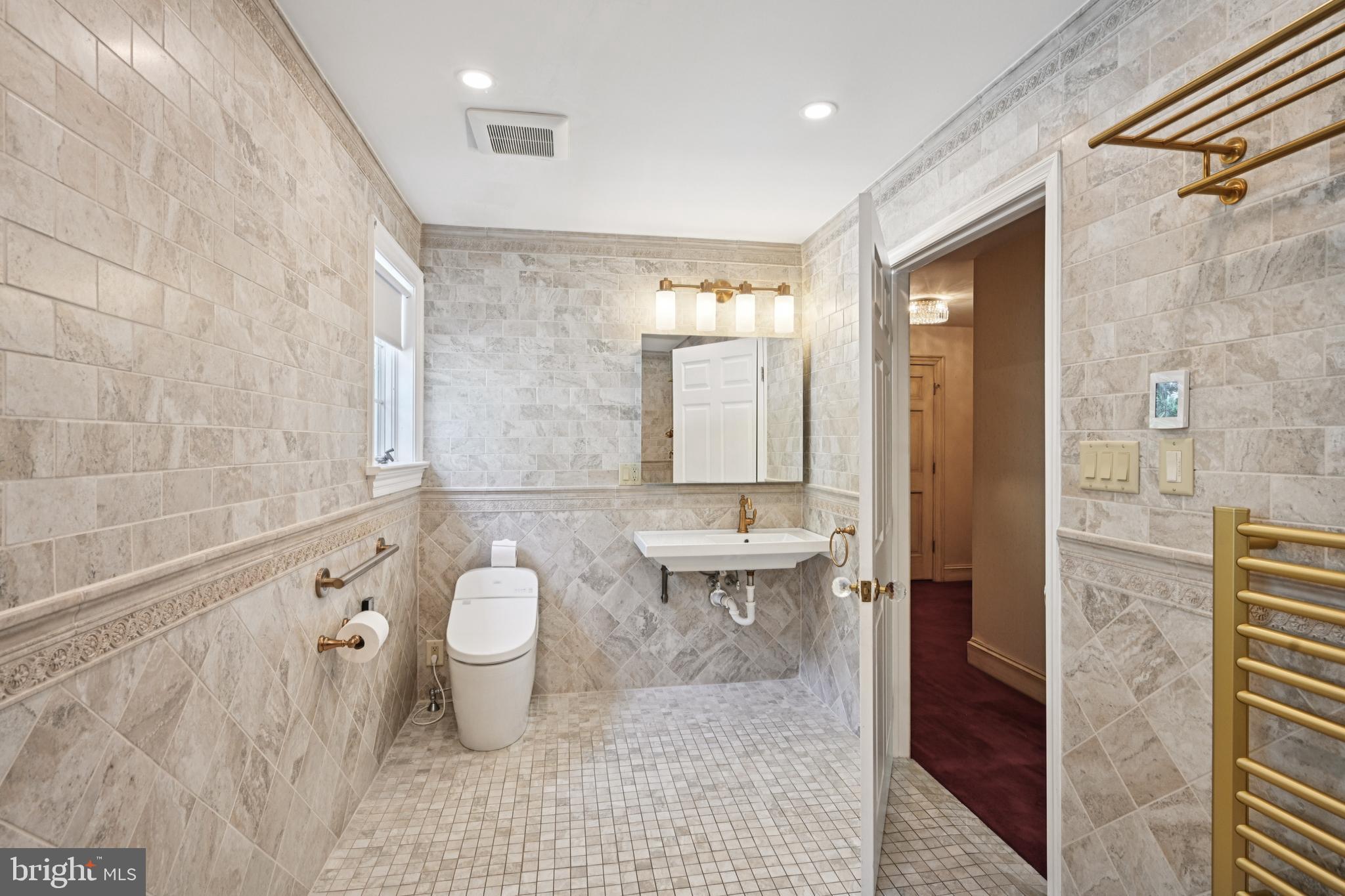 12 Cove Road Moorestown, NJ 08057 - Photo 37 of 67 Hallway Full Bath with radiant Flooring