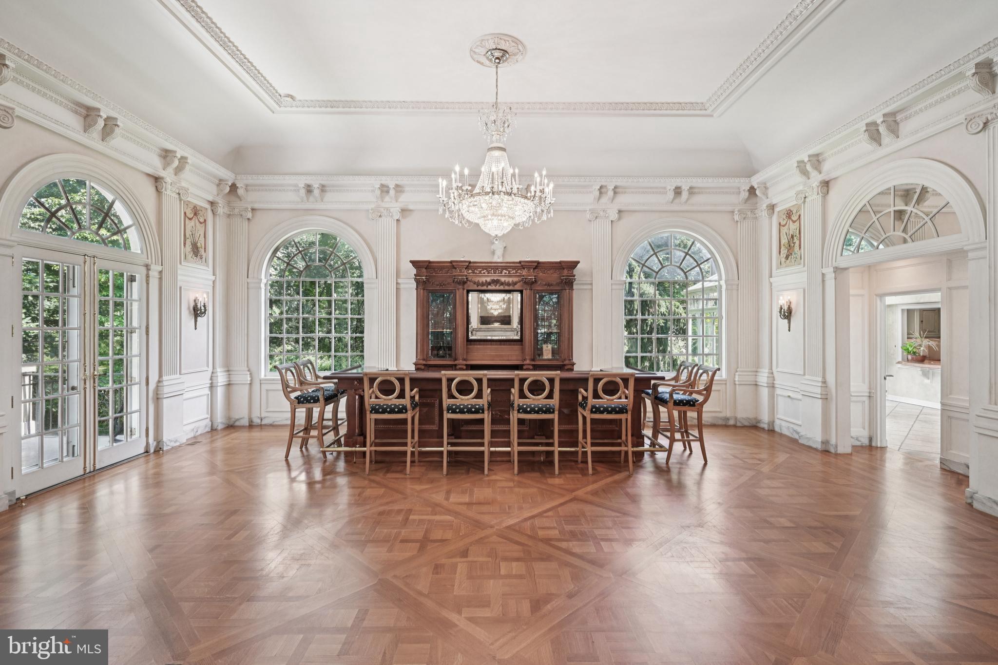 12 Cove Road Moorestown, NJ 08057 - Photo 9 of 67 Custom Mahogany Bar