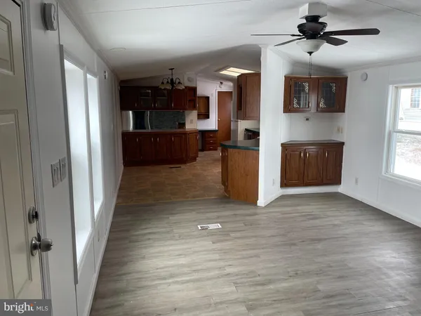 a view interior of a house and kitchen view