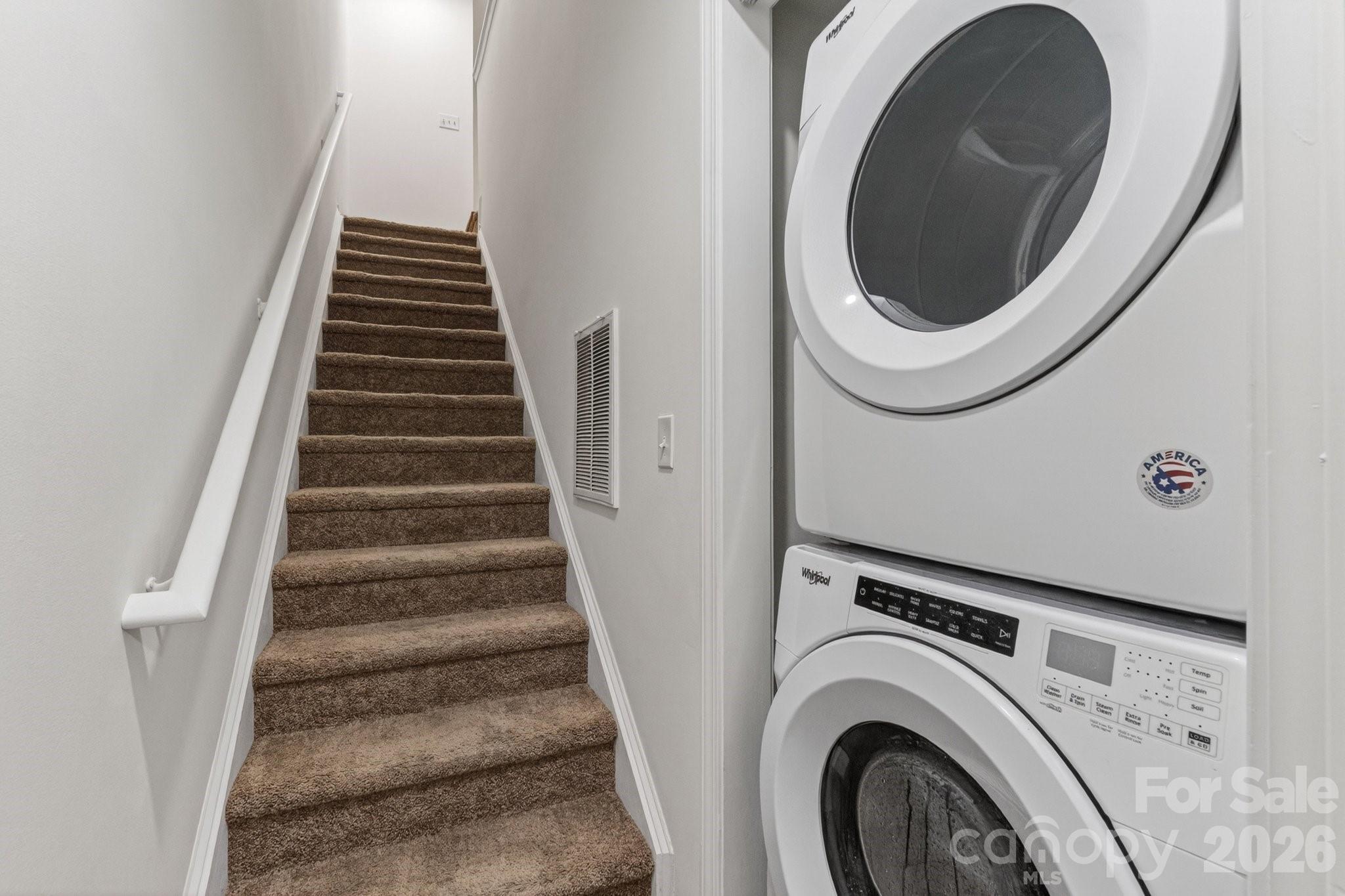 639 Raphael Place Charlotte, NC 28205 - Photo 28 of 36 a view of entryway with washer and dryer