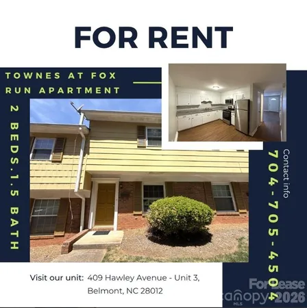 $1,235 | 409 Hawley Avenue, Unit 3, Belmont, NC 28012