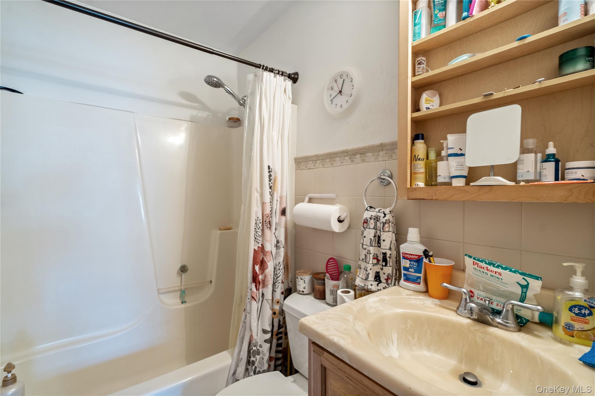 9 Rugby Road Massapequa, NY 11758 - Photo 9 of 33 a bathroom with a sink and a shower