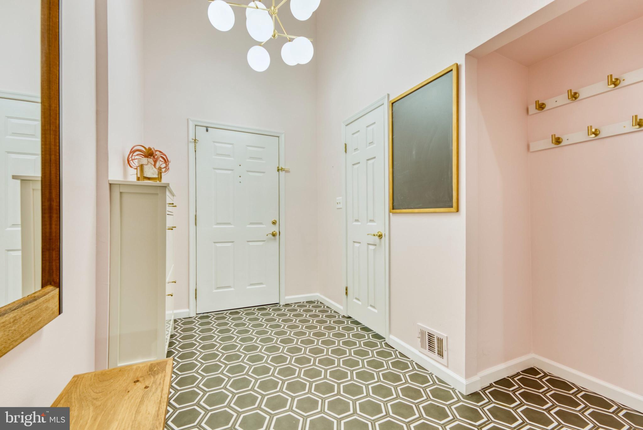 11719 Dry River Court Reston, VA 20191 - Photo 11 of 44 Interior Designed Front Entry Foyer