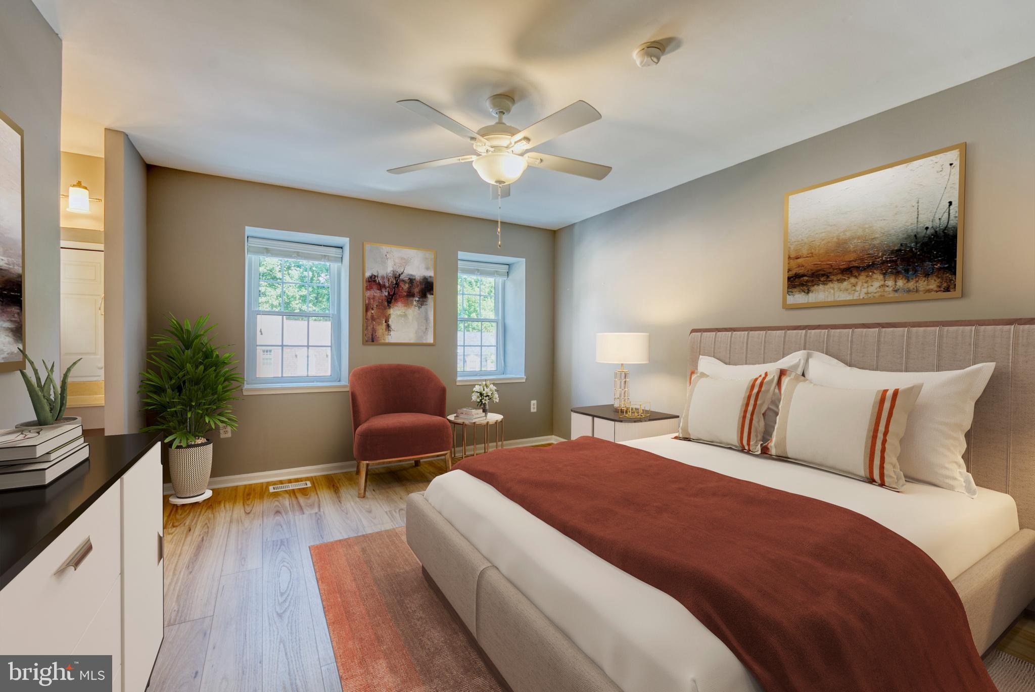 11719 Dry River Court Reston, VA 20191 - Photo 15 of 44 Virtually Staged Primary Bedroom