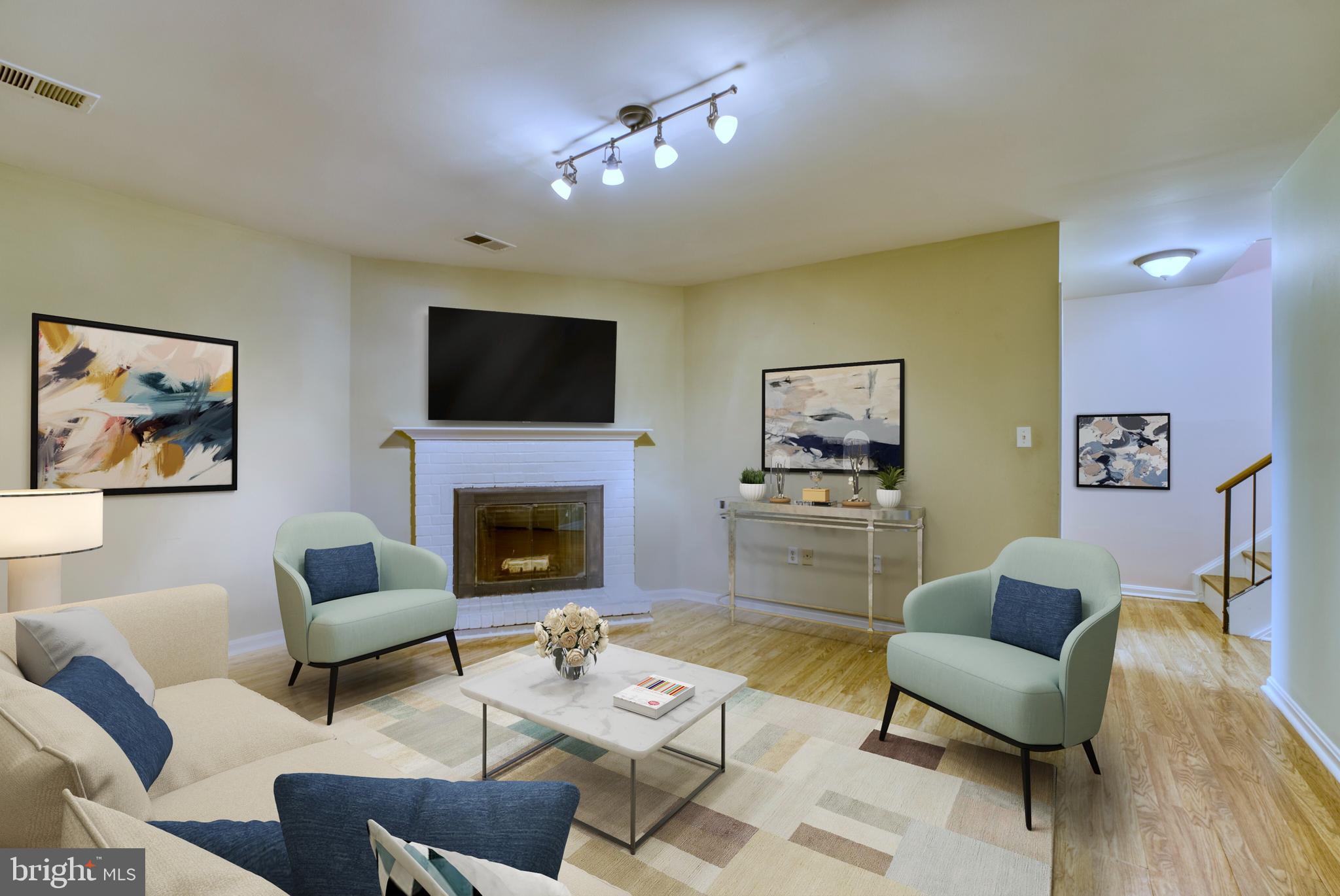 11719 Dry River Court Reston, VA 20191 - Photo 24 of 44 Virtually Staged Family Room in Lower Level