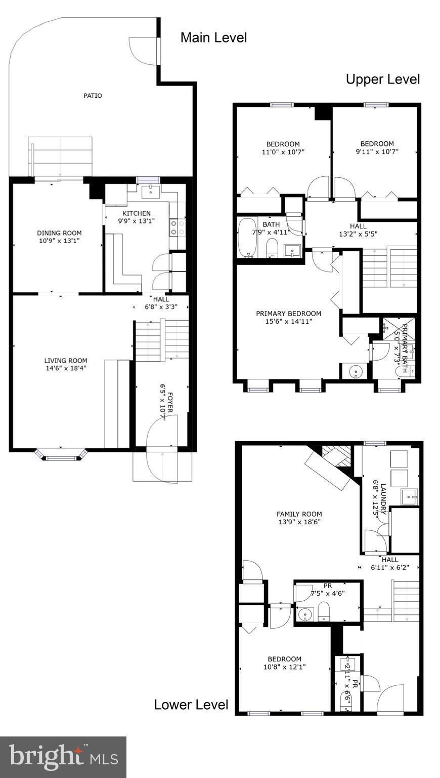 11719 Dry River Court Reston, VA 20191 - Photo 44 of 44 Floor Plan