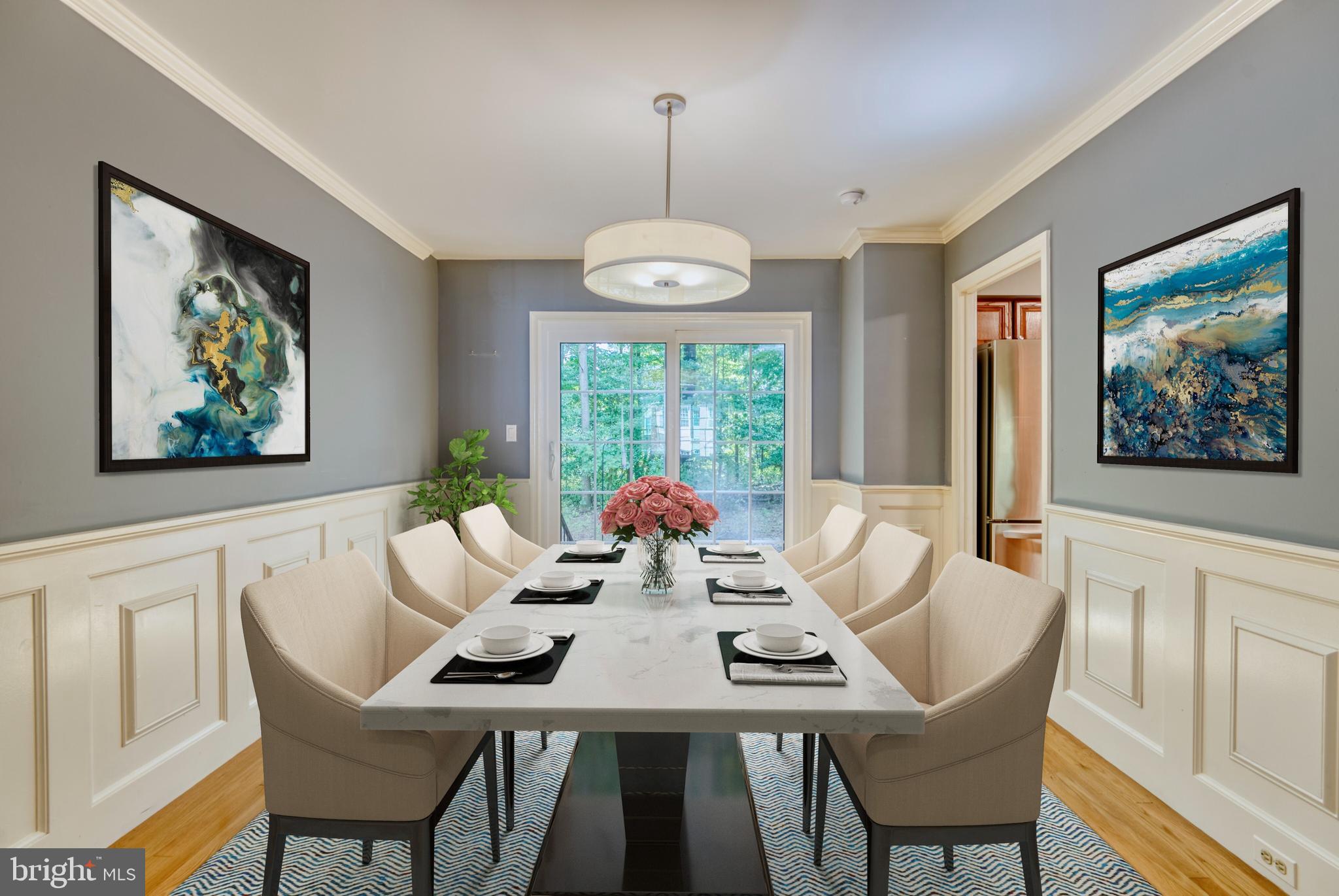 11719 Dry River Court Reston, VA 20191 - Photo 6 of 44 Virtually Staged Dining Room