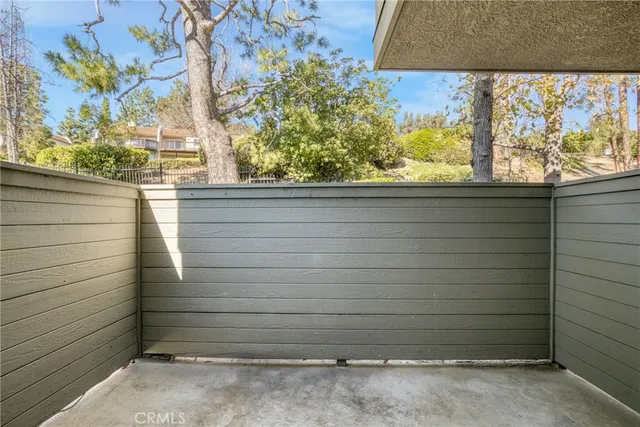 a view of a wooden door