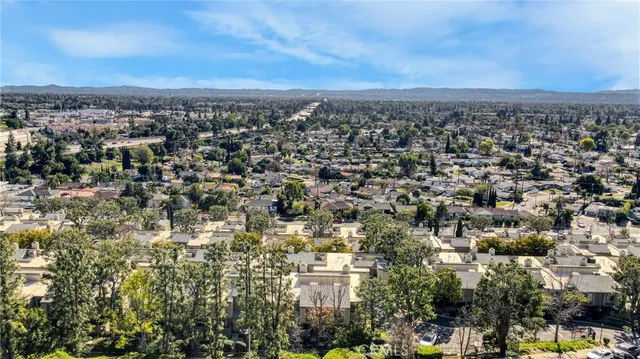 a view of city and mountain