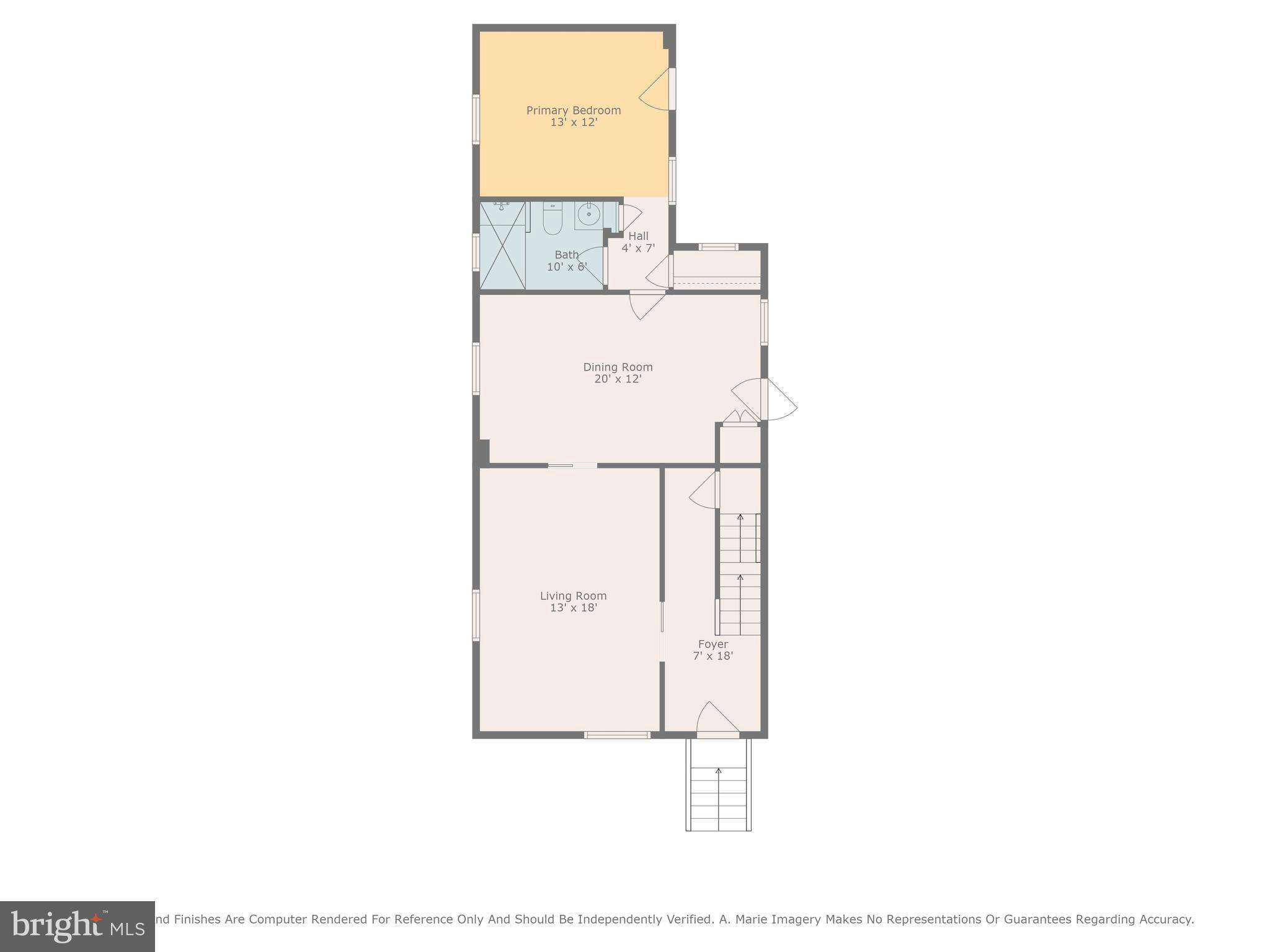 23 West 4th Street Frederick, MD 21701 - Photo 102 of 105 Floorplan - First Floor