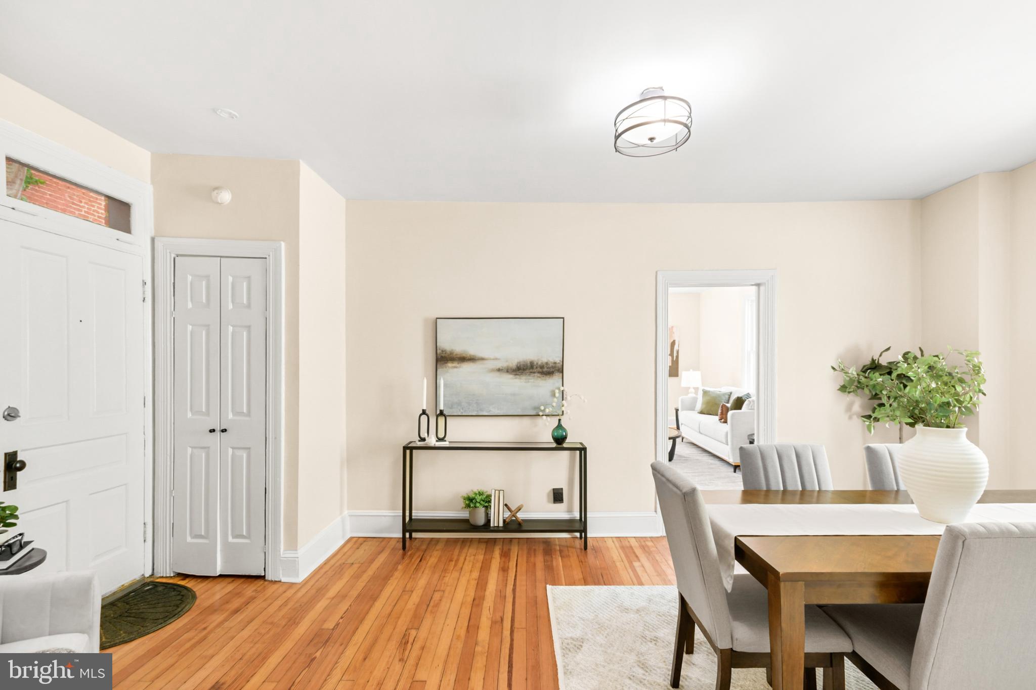 23 West 4th Street Frederick, MD 21701 - Photo 33 of 105 a view of a dining room with furniture and wooden floor