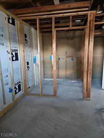 a room with storage and utility
