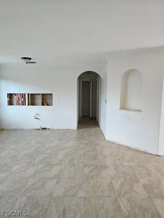 a view of an empty room