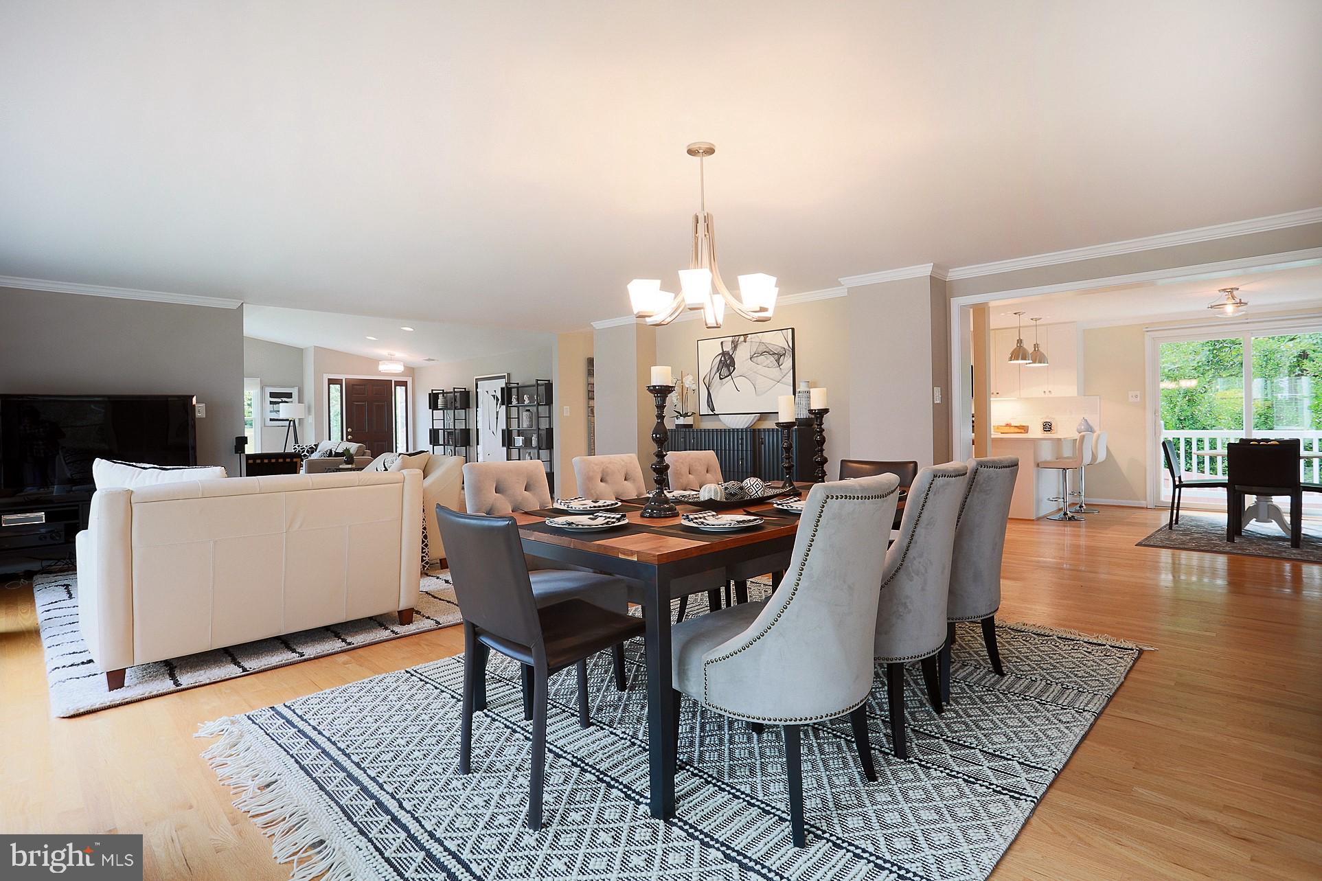 2219 Clark Place Silver Spring, MD 20902 - Photo 14 of 72 DINING SPACE CAN EASILY ACCOMMODATE 12 OR MORE