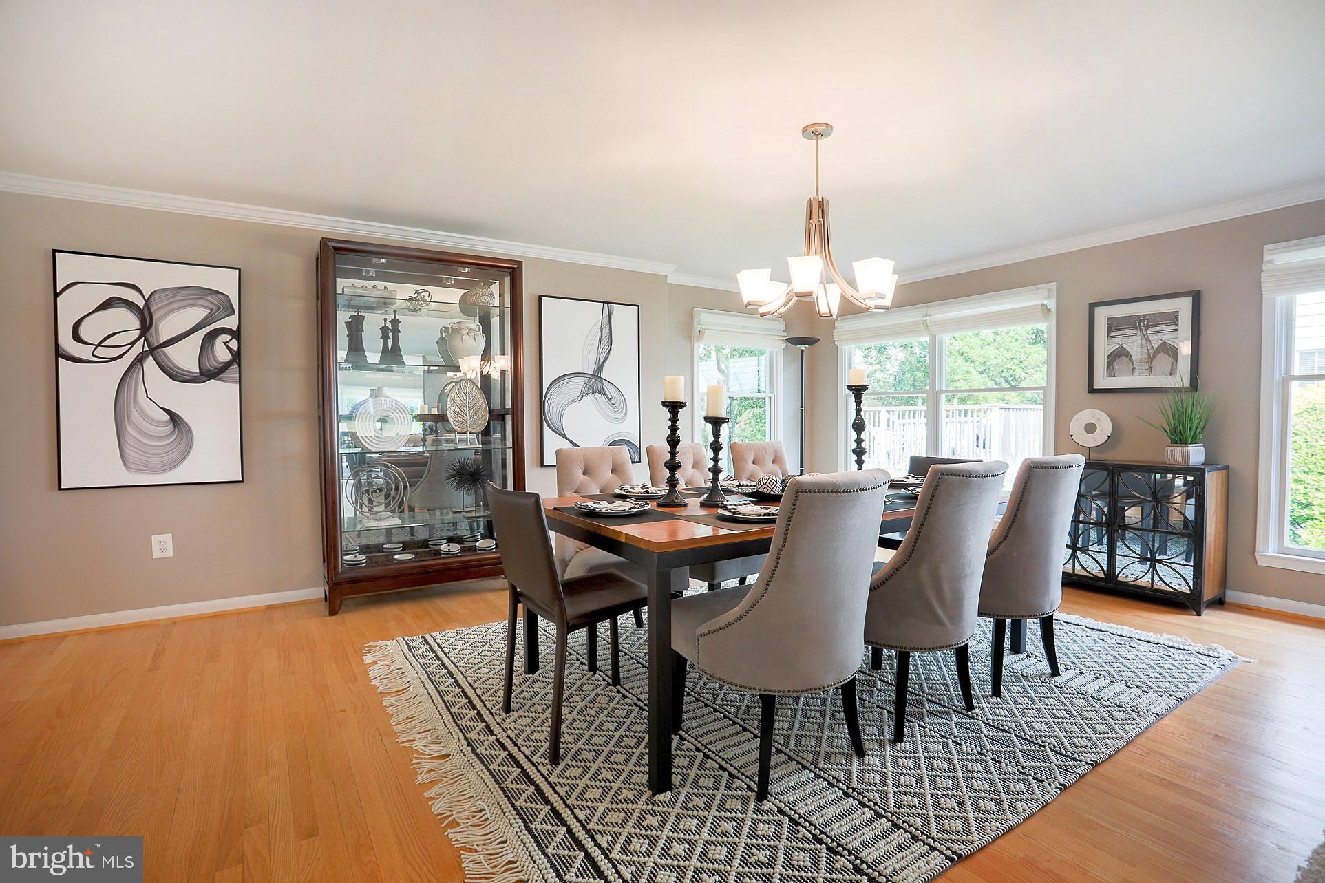 2219 Clark Place Silver Spring, MD 20902 - Photo 15 of 72 LARGE WINDOWS SURROUND DINING & FAMILY ROOM