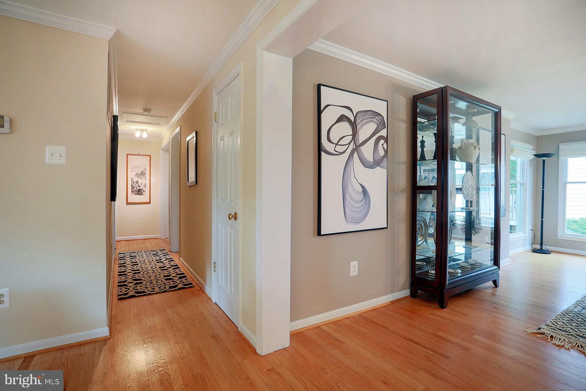 2219 Clark Place Silver Spring, MD 20902 - Photo 27 of 72 VIEW OF HALLWAY DOWN TO BEDROOMS & BATHS