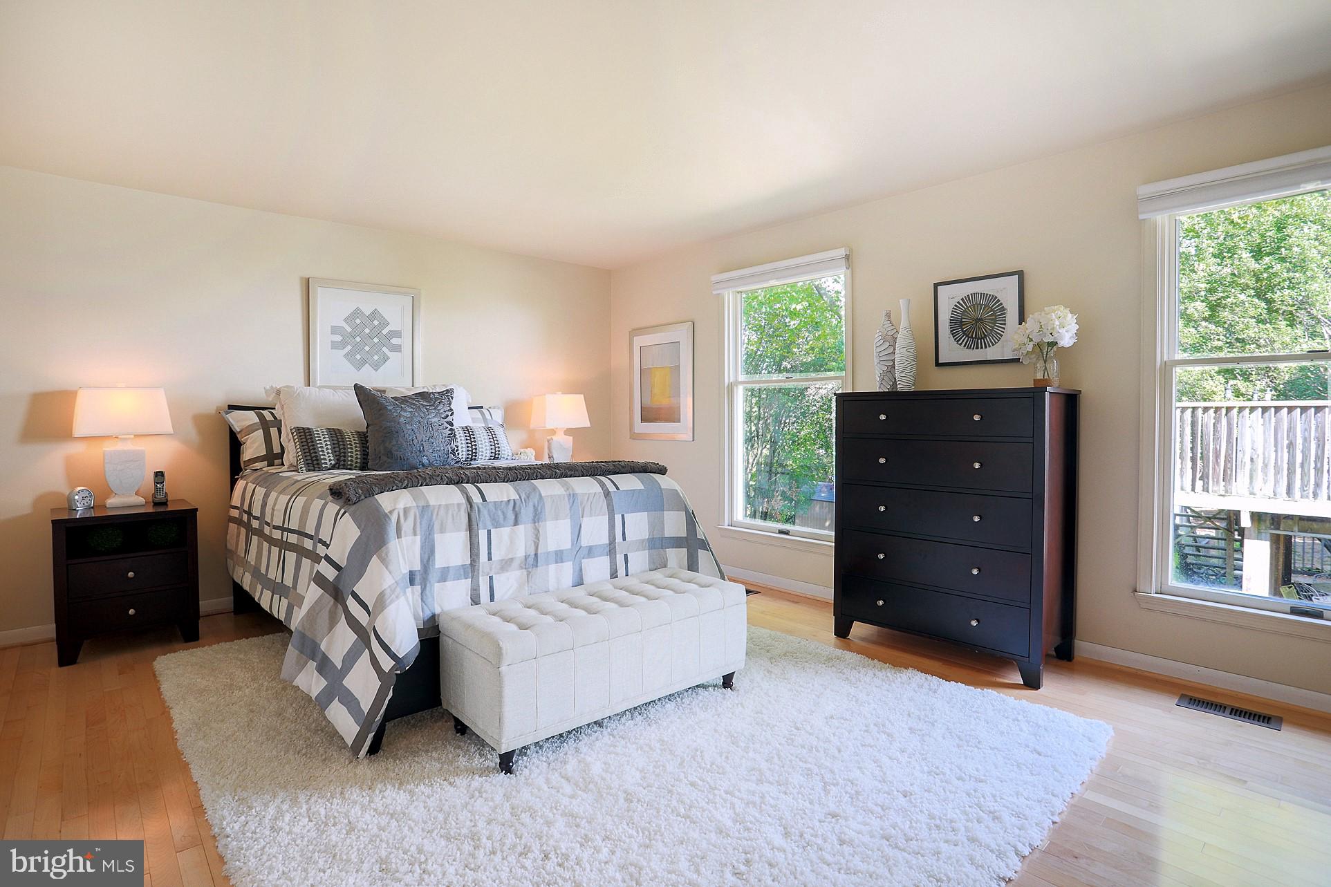 2219 Clark Place Silver Spring, MD 20902 - Photo 28 of 72 MASTER BEDROOM WITH LOTS OF SUN & MAPLE FLOOR