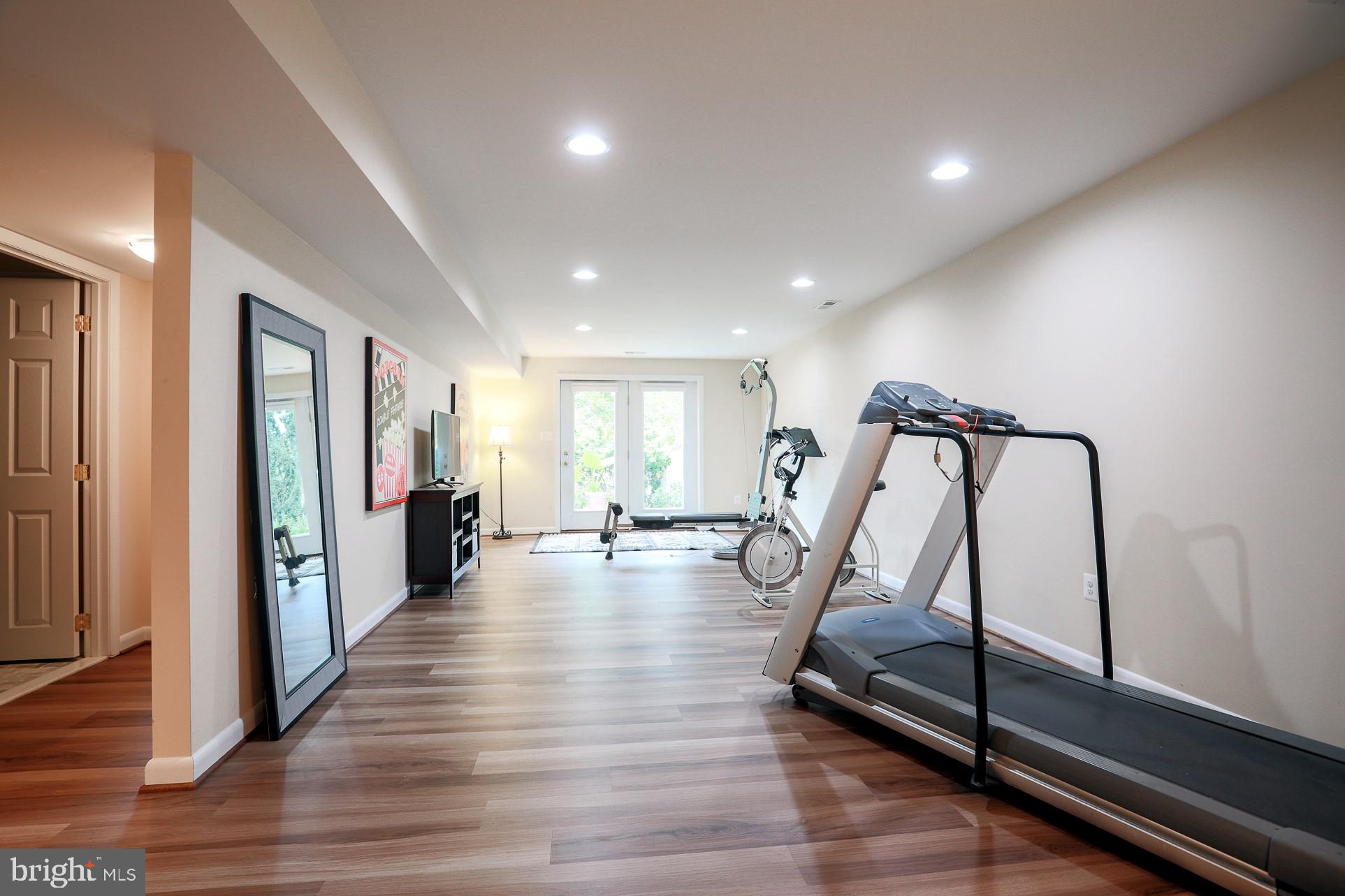 2219 Clark Place Silver Spring, MD 20902 - Photo 50 of 72 LARGE REC ROOM WITH FRENCH DOORS TO PATIO