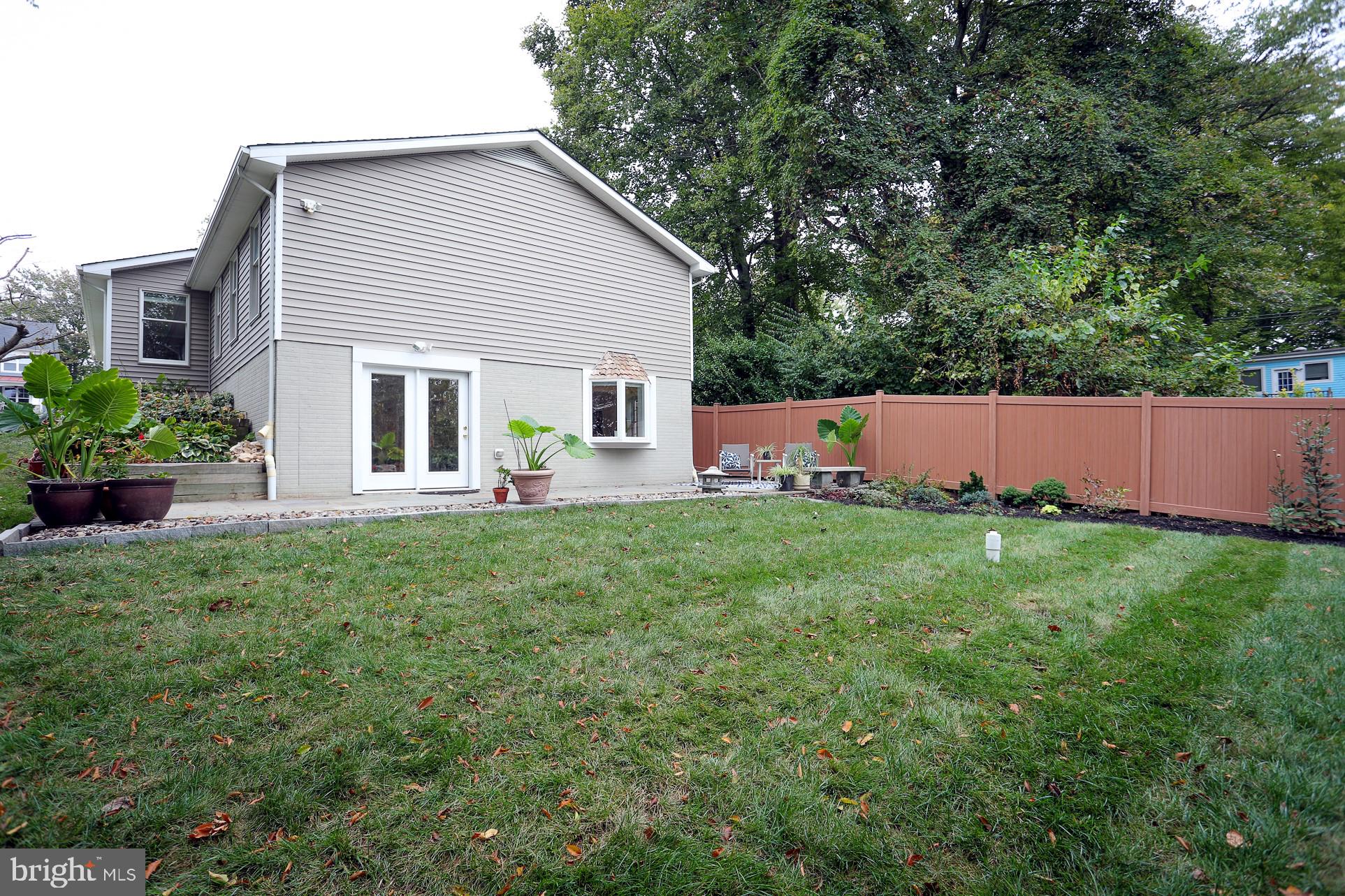 2219 Clark Place Silver Spring, MD 20902 - Photo 58 of 72 VIEW TOWARD BACK OF THE HOUSE AND PATIO