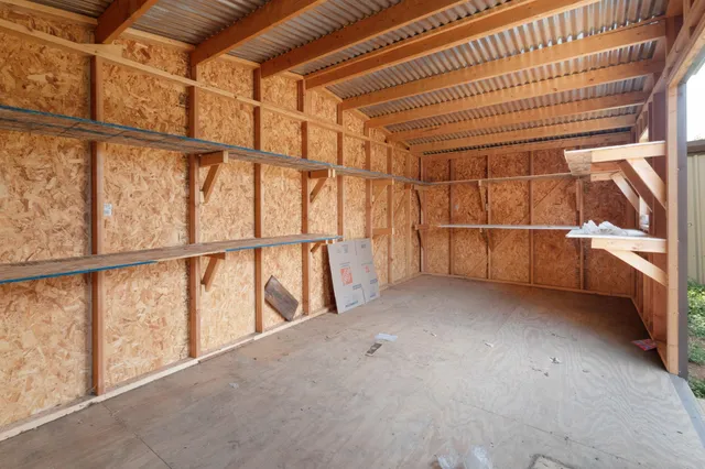 a view of storage and utility room