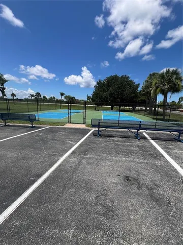 a view of a street with a building