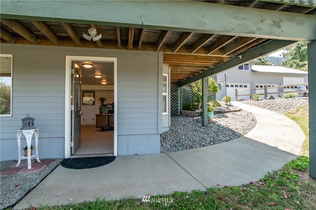 2245 Happy Valley Road Sequim, WA 98382 - Photo 22 of 25 a view of a porch