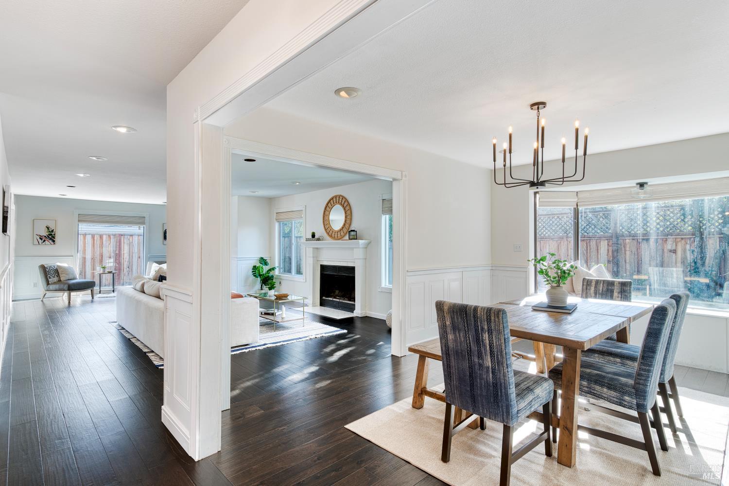 1534 Buchanan Street Novato, CA 94947 - Photo 8 of 30 a view of a dining room with furniture window and wooden floor