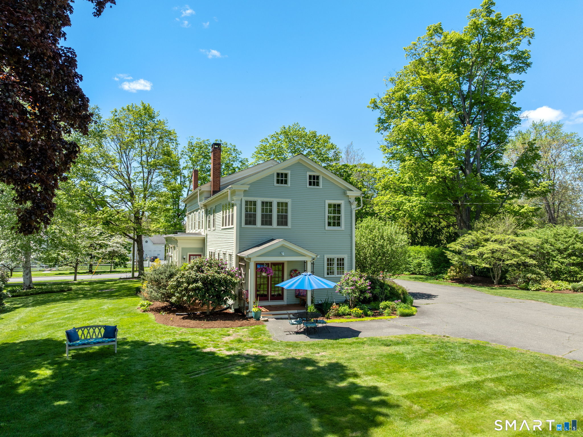 52 South Main Street Suffield, CT 06078 - Photo 35 of 40 a view of a house with a yard