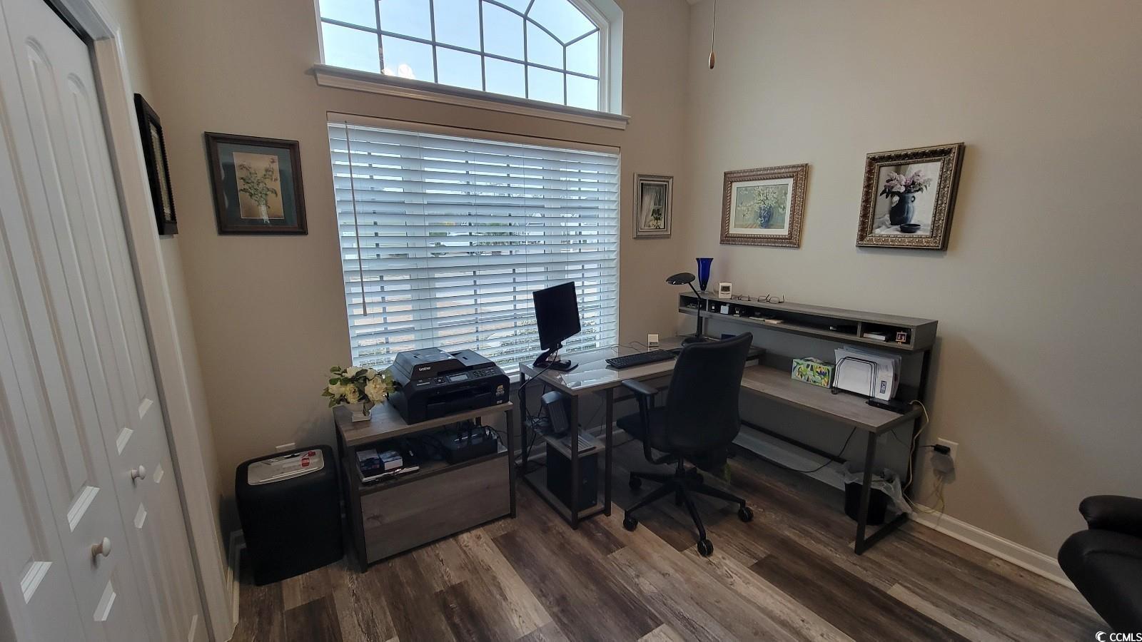 372 Leste Road Myrtle Beach, SC 29588 - Photo 19 of 25 Office with dark hardwood / wood-style floors