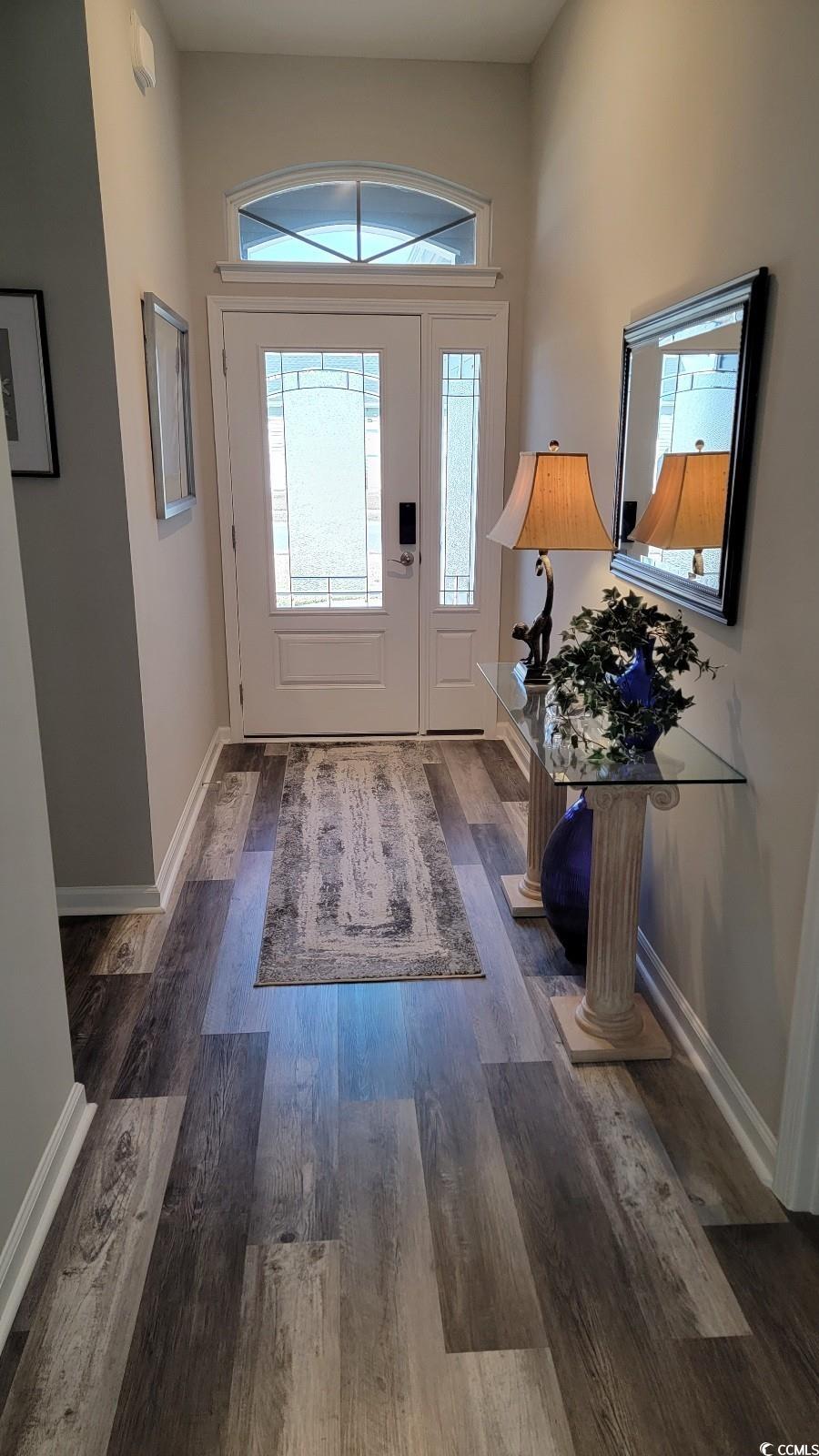 372 Leste Road Myrtle Beach, SC 29588 - Photo 2 of 25 Foyer entrance featuring dark wood-type flooring