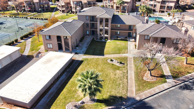 860 South Village Road, Unit Y8 St. George, UT 84770 - Photo 22 of 29 Aerial perspective of suburban area