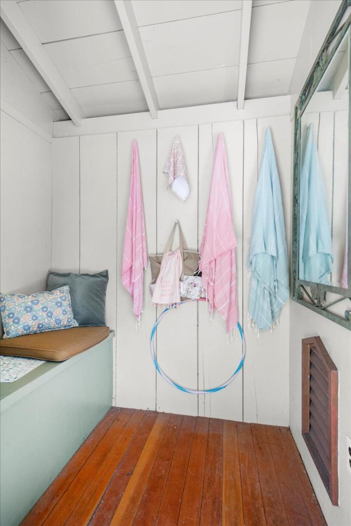 32 Maple Avenue Atherton, CA 94027 - Photo 44 of 52 a bedroom with a bed and a fireplace