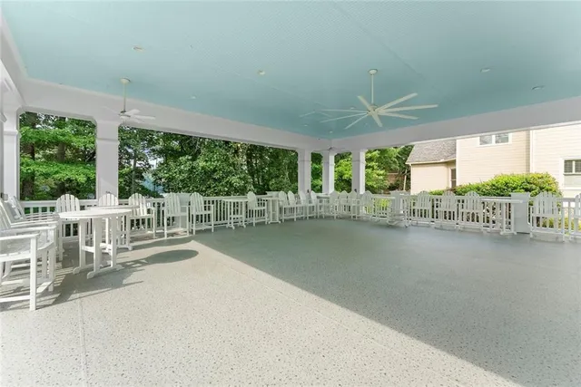 a view of a city from a balcony